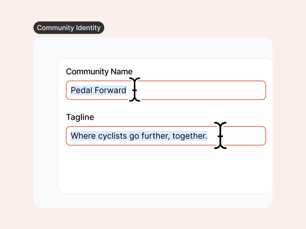Updating community name and tagline with Zoe