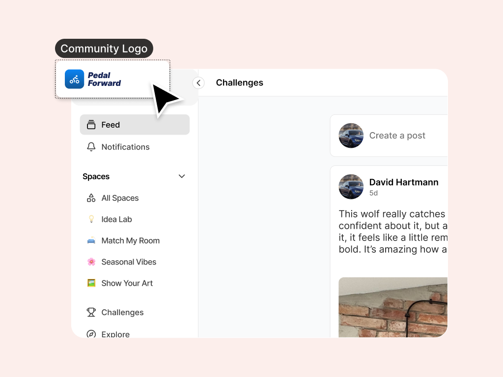 Adding a community logo with Zoe